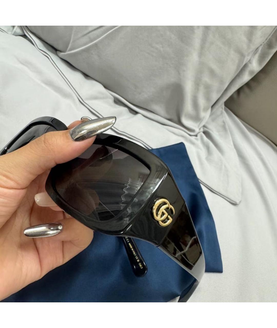 GUCCI Черные солнцезащитные очки, фото 3