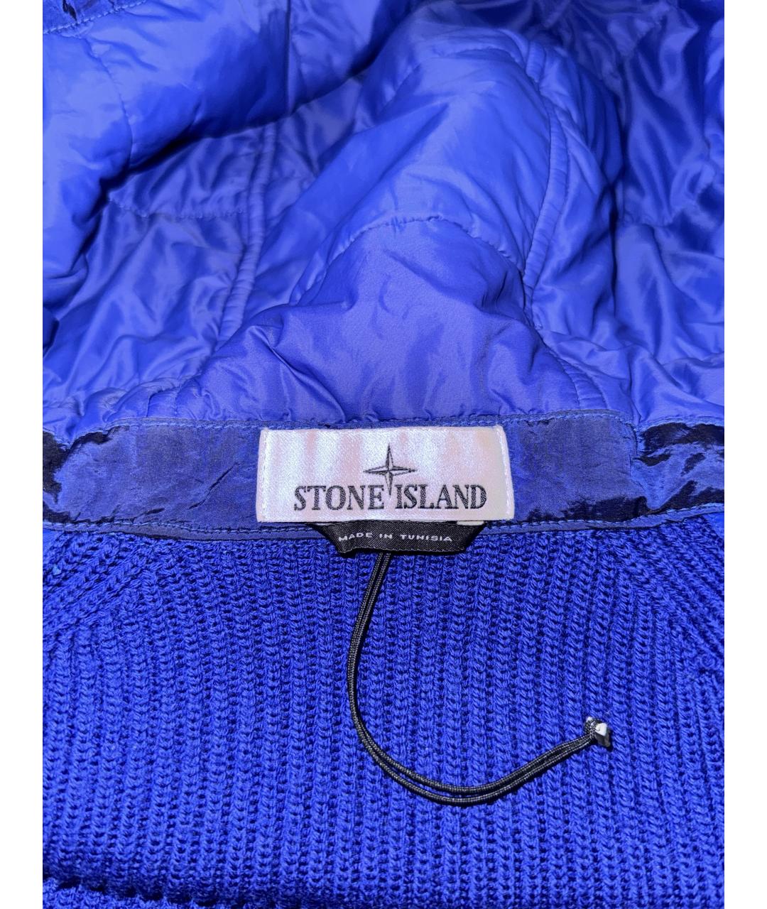 STONE ISLAND Синяя шерстяная куртка, фото 5