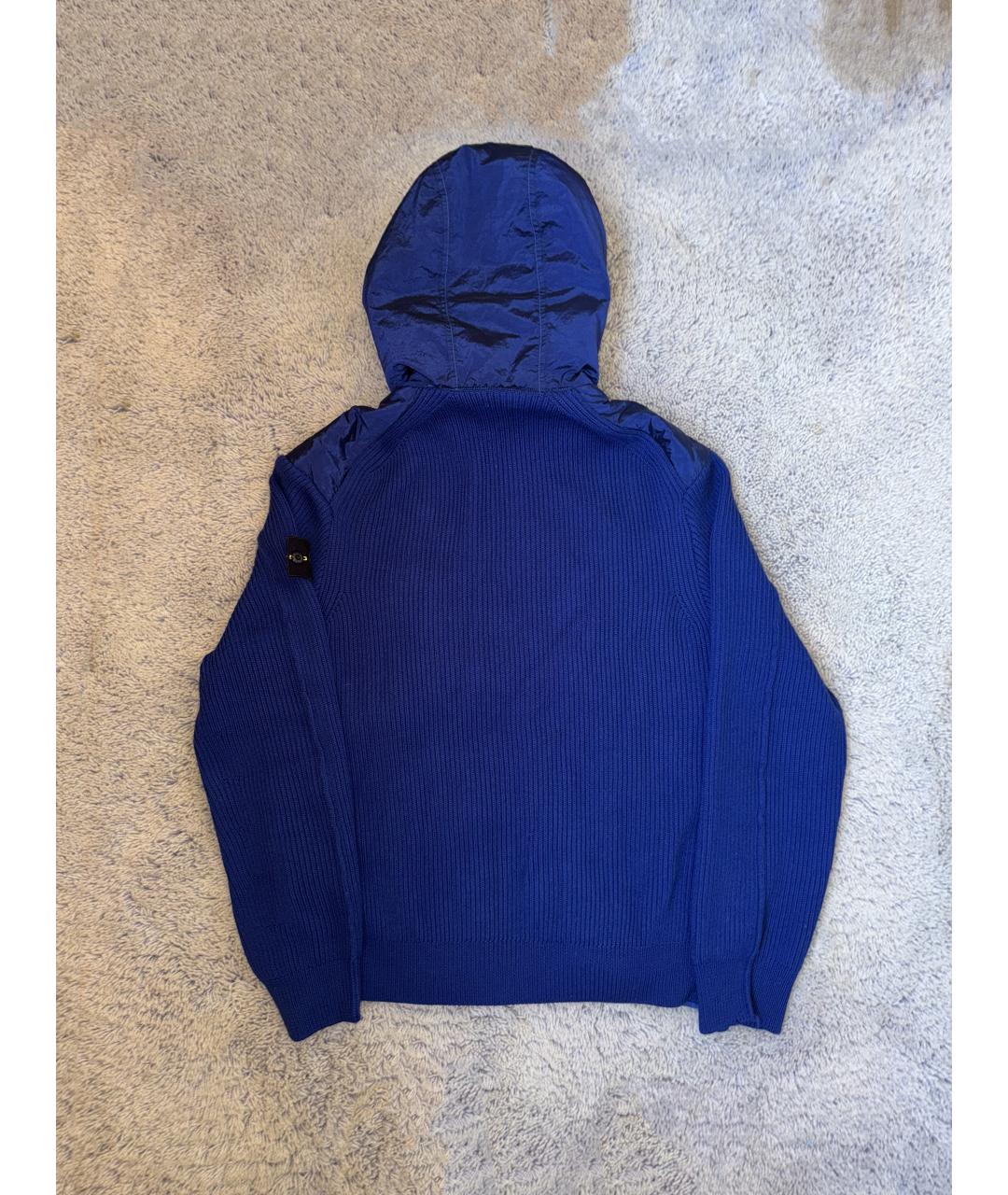 STONE ISLAND Синяя шерстяная куртка, фото 2