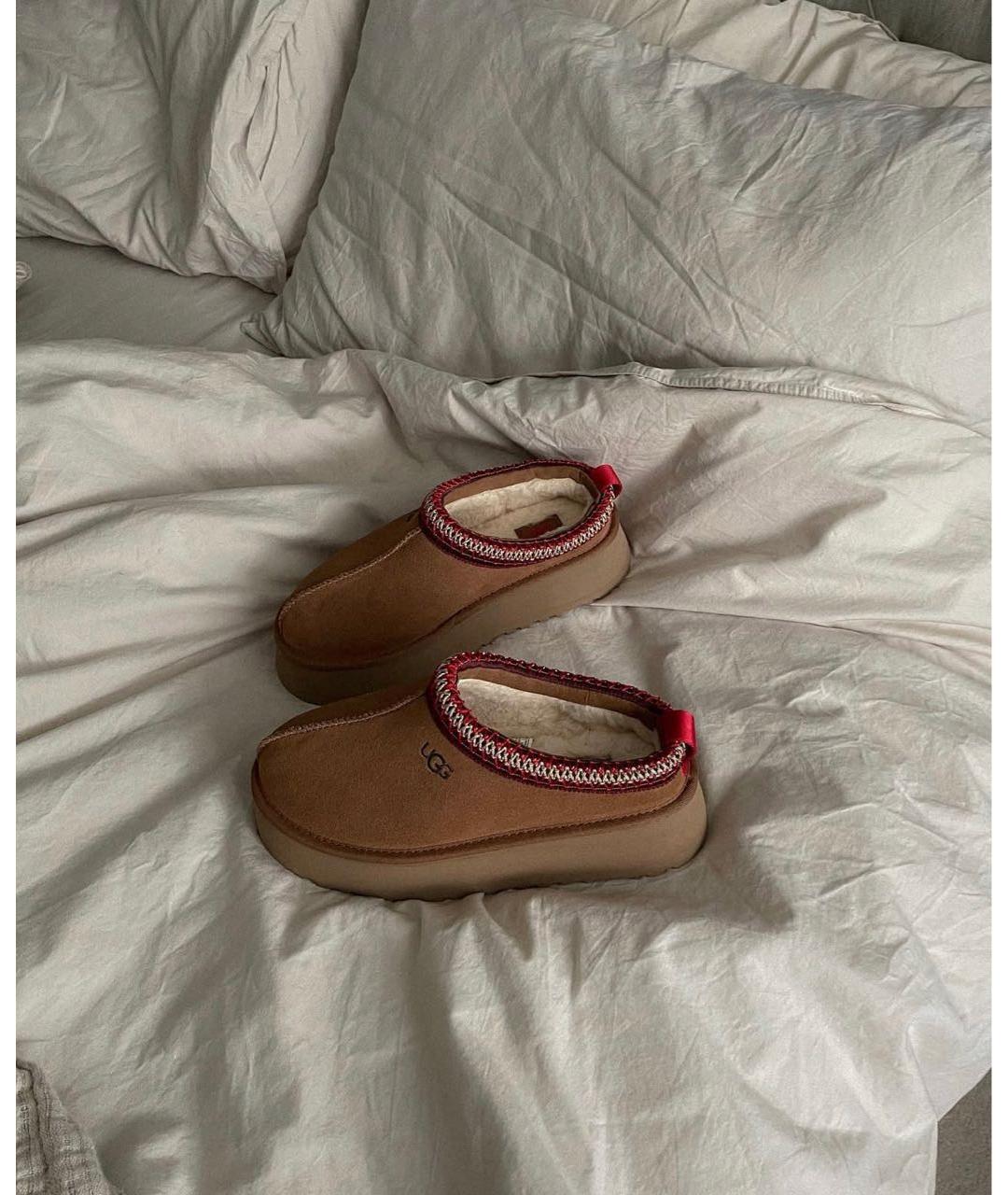 UGG AUSTRALIA Коричневые замшевые ботинки, фото 3