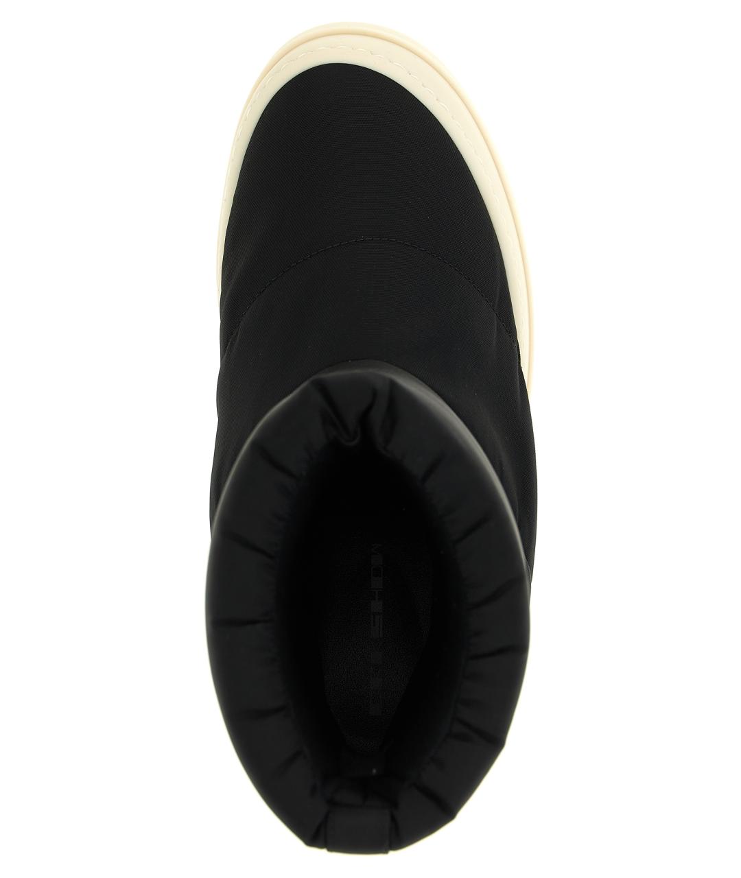 RICK OWENS DRKSHDW Черные синтетические ботинки, фото 4