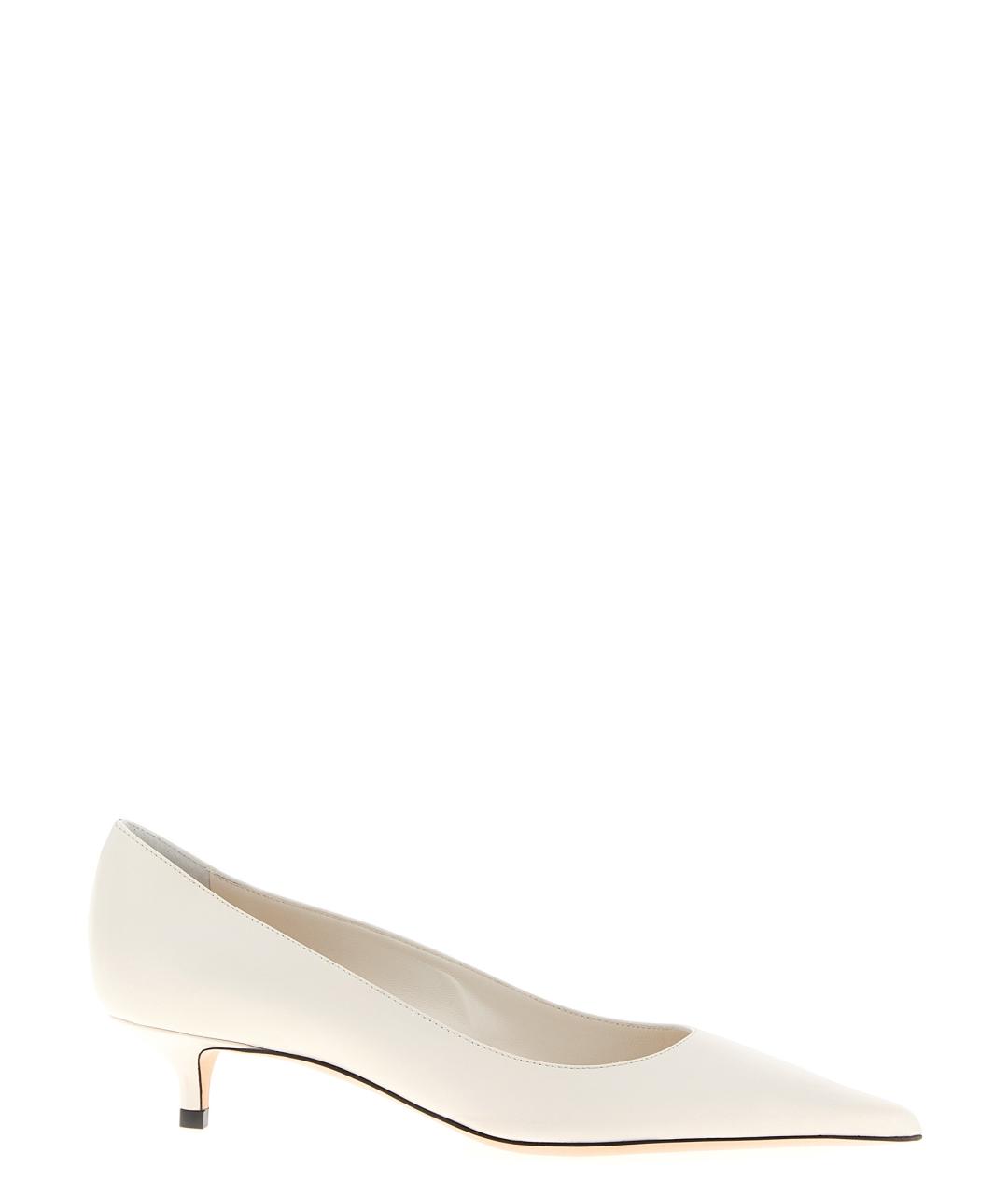 JIMMY CHOO Белые кожаные туфли, фото 1