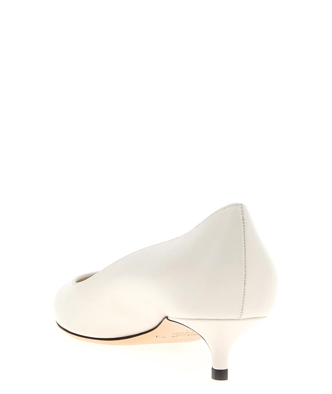 JIMMY CHOO Белые кожаные туфли, фото 3