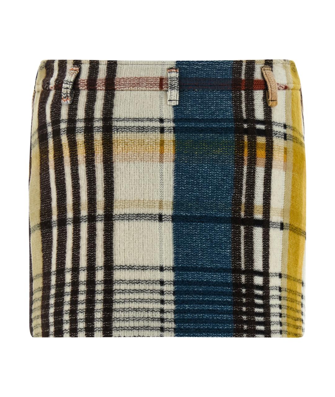 MISSONI Мульти шерстяная юбка мини, фото 2