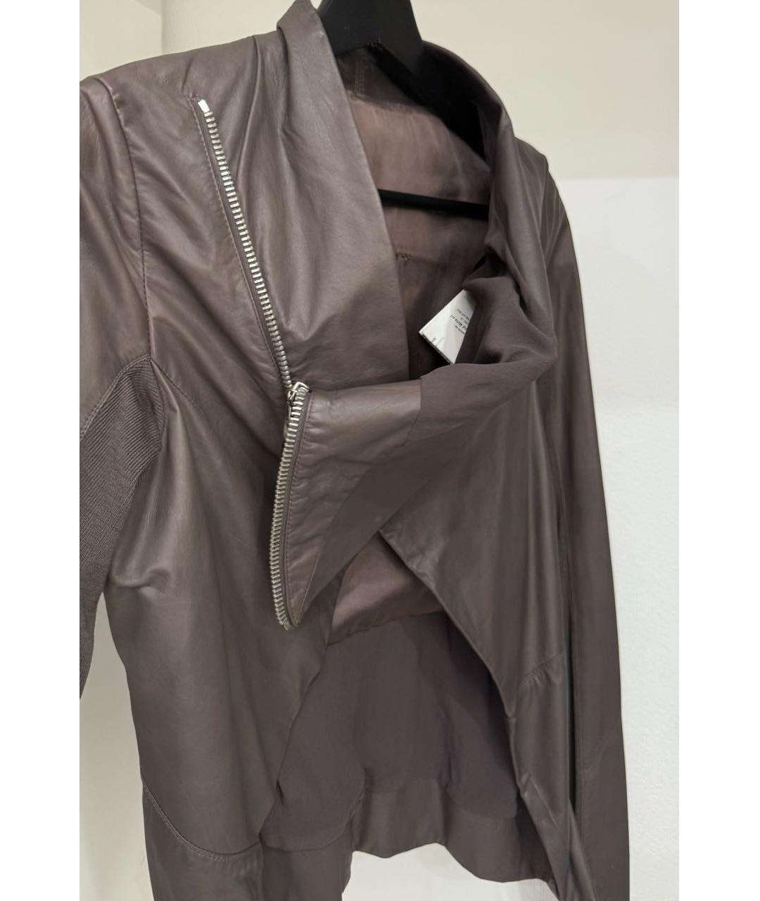RICK OWENS Кожаная куртка, фото 7