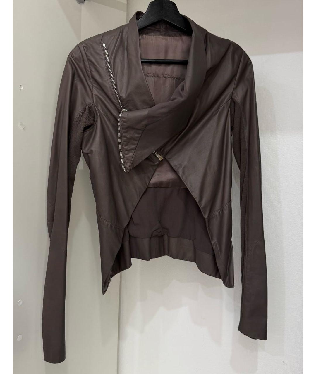RICK OWENS Кожаная куртка, фото 8