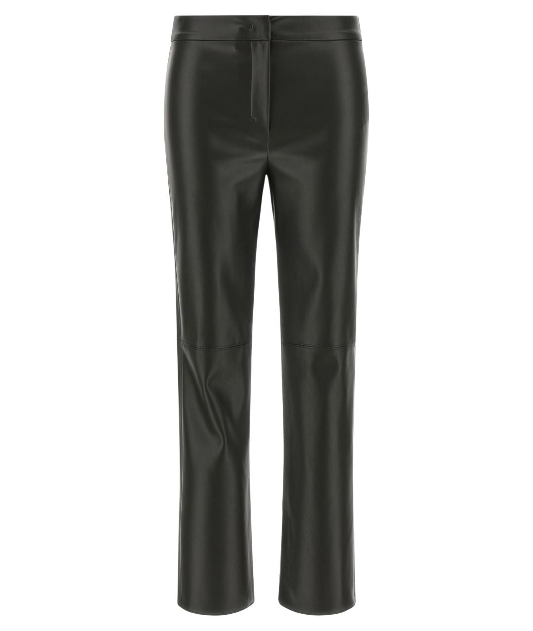 'S MAX MARA Зеленые полиэстеровые прямые брюки, фото 1