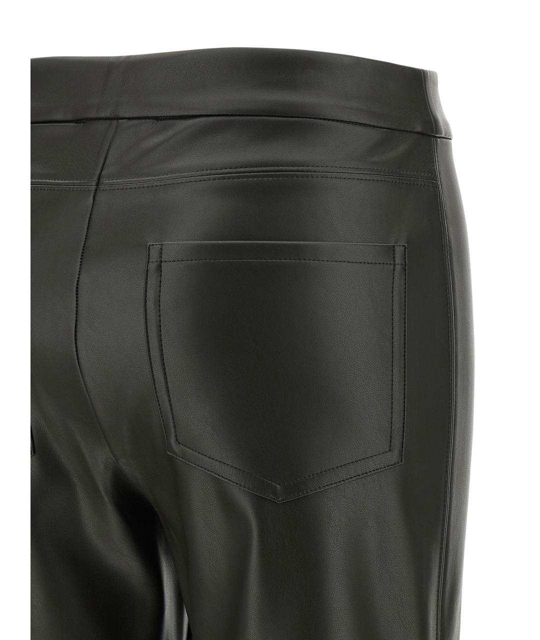 'S MAX MARA Зеленые полиэстеровые прямые брюки, фото 4
