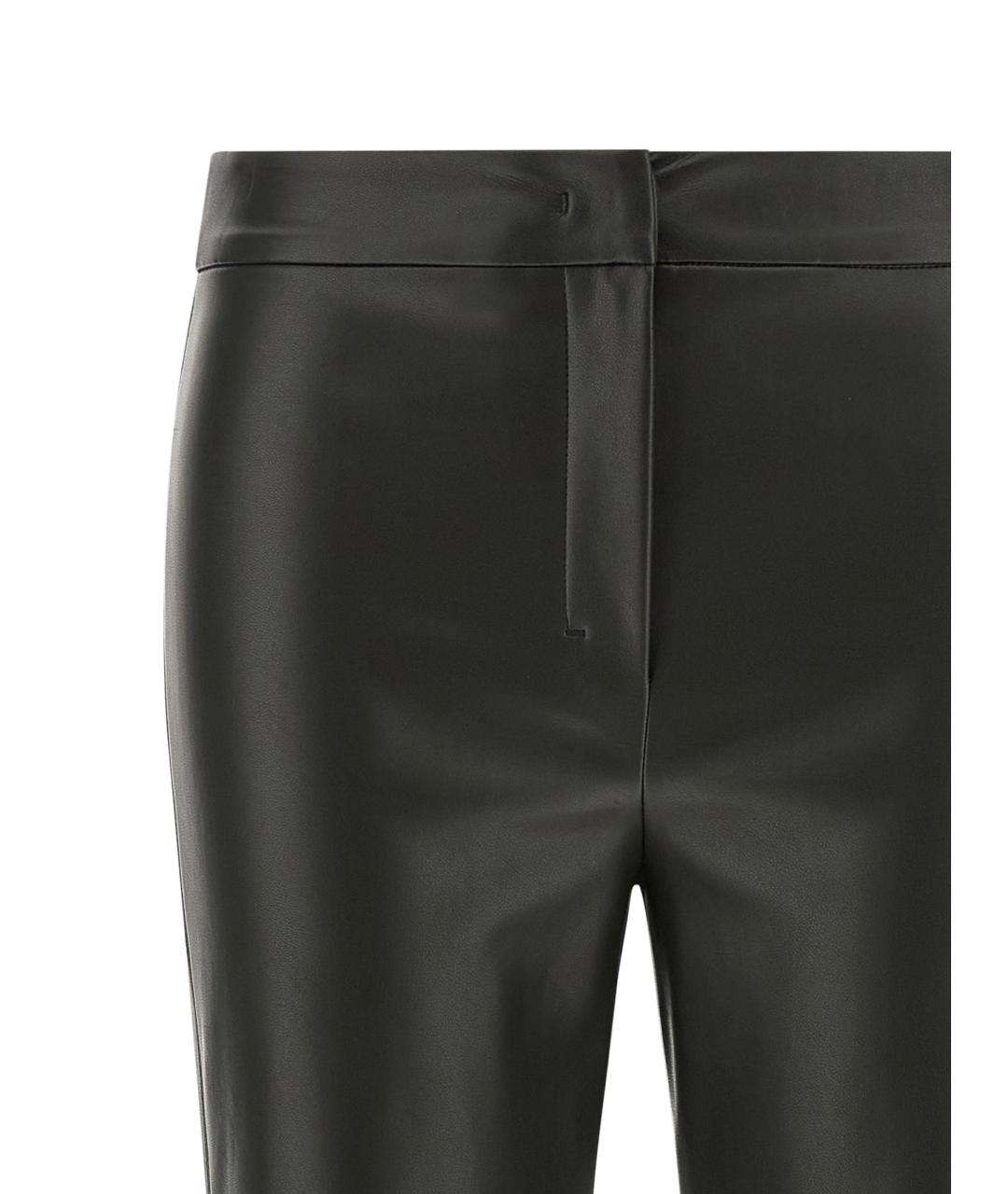 'S MAX MARA Зеленые полиэстеровые прямые брюки, фото 3