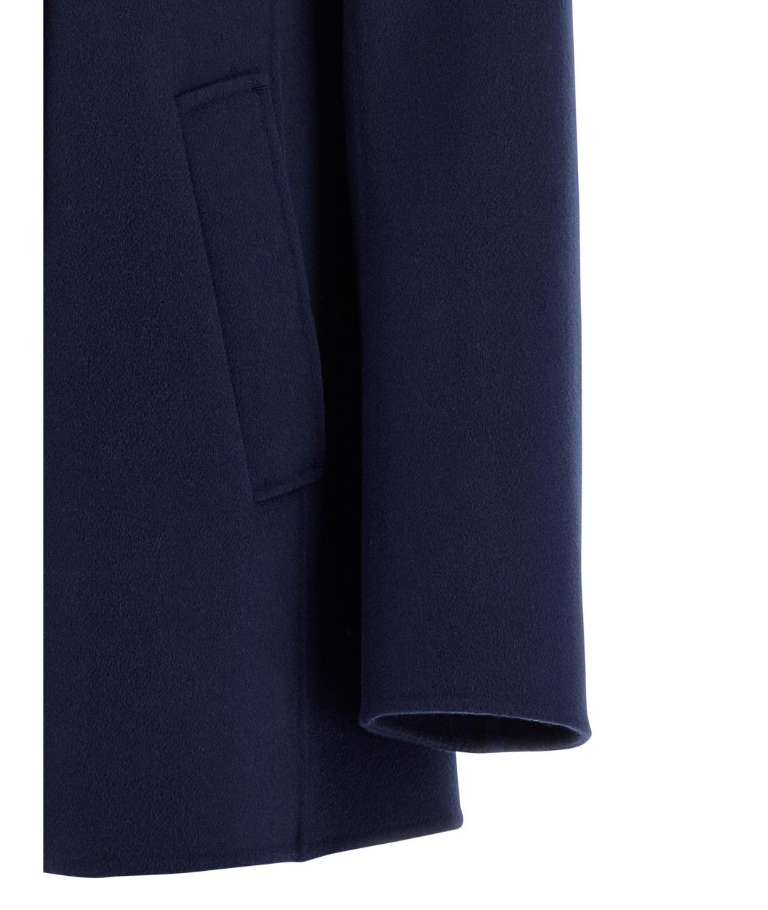 'S MAX MARA Синее шерстяное пальто, фото 4