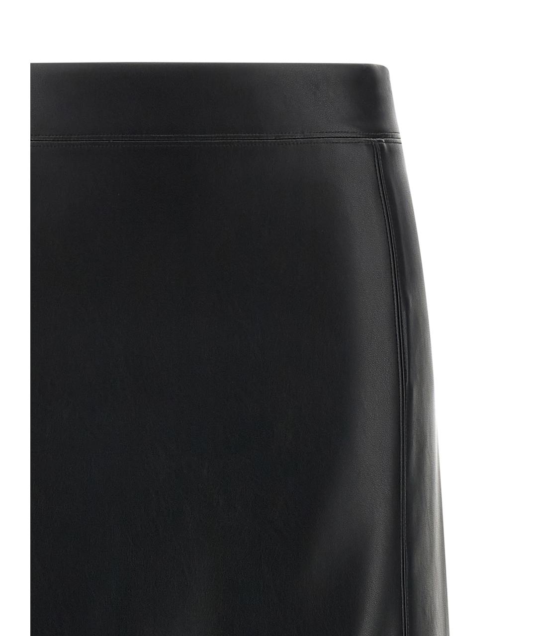 'S MAX MARA Черная синтетическая юбка миди, фото 3