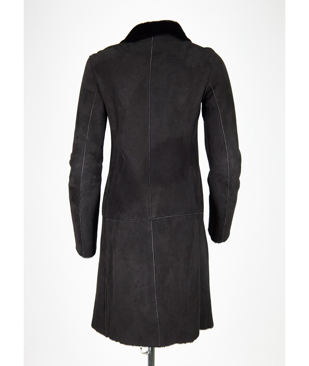 BURBERRY Черная дубленка, фото 2