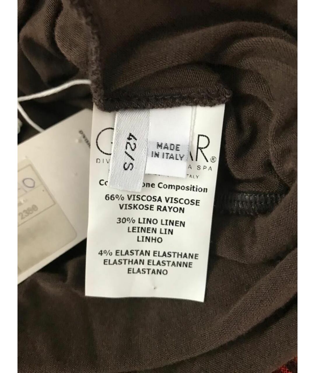 FRANKIE MORELLO Коричневое вискозное платье, фото 4