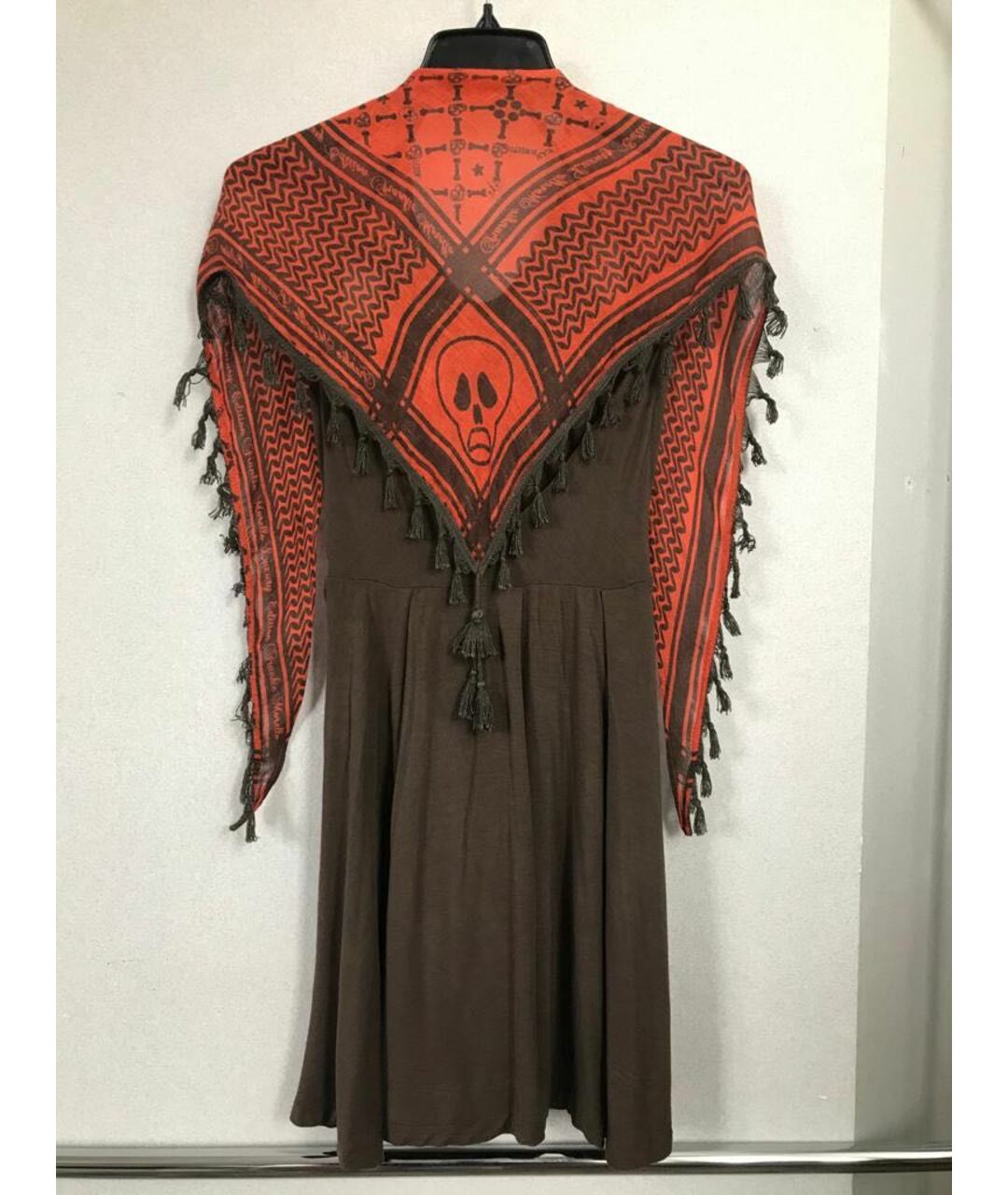 FRANKIE MORELLO Коричневое вискозное платье, фото 2