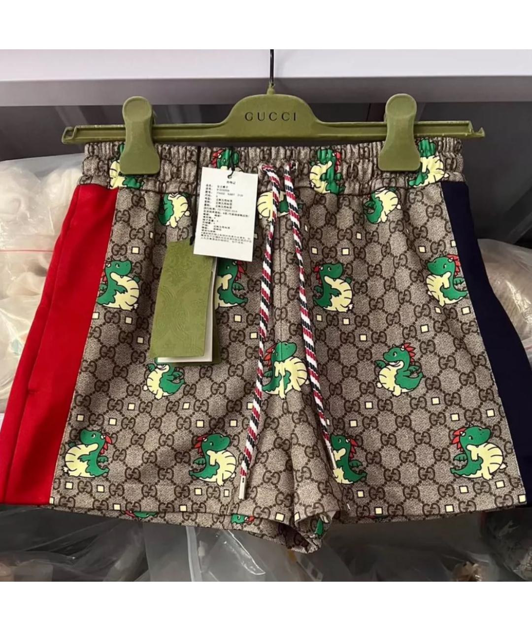 GUCCI Бежевые шорты, фото 2