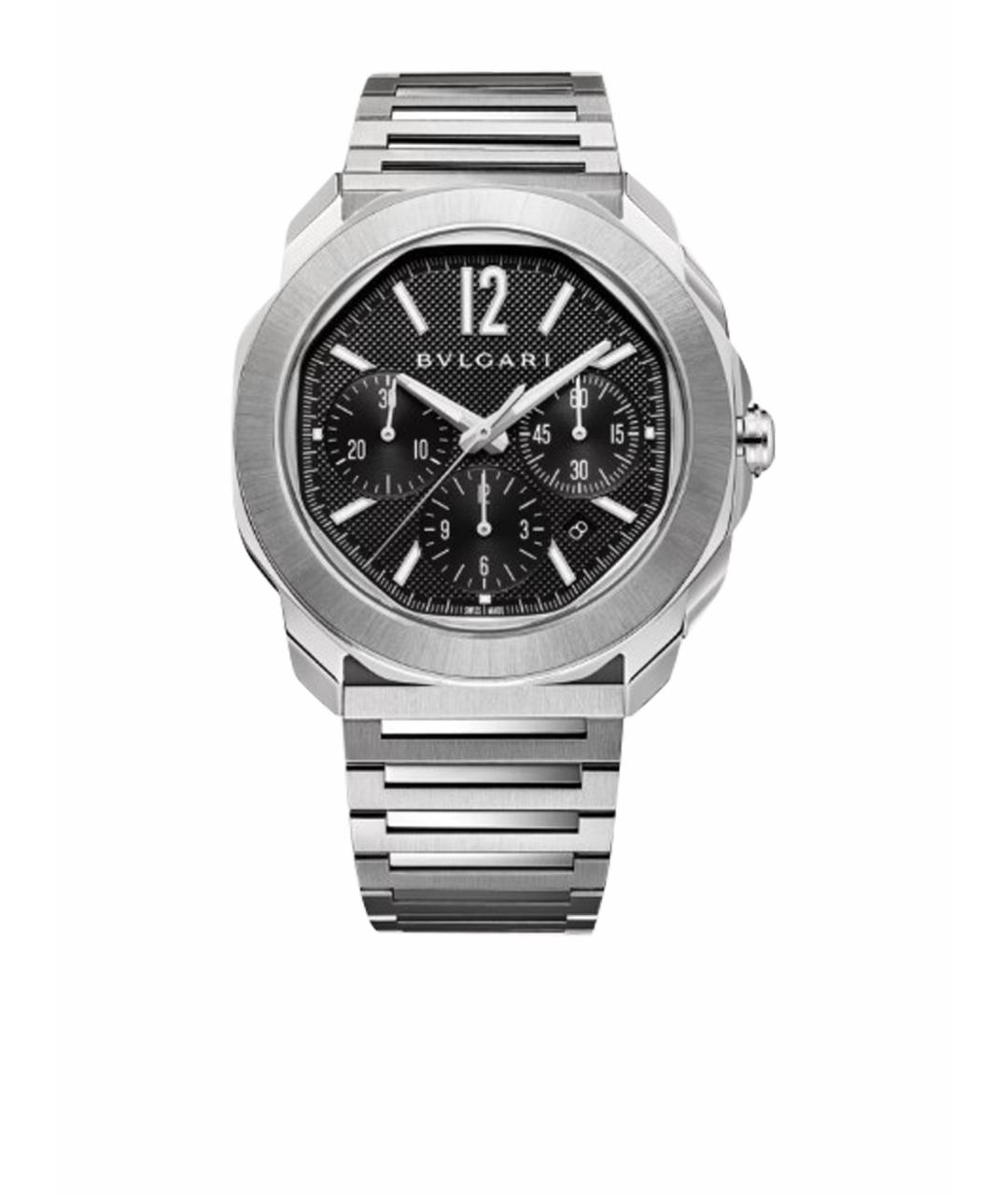 BVLGARI Серебряные металлические часы, фото 1
