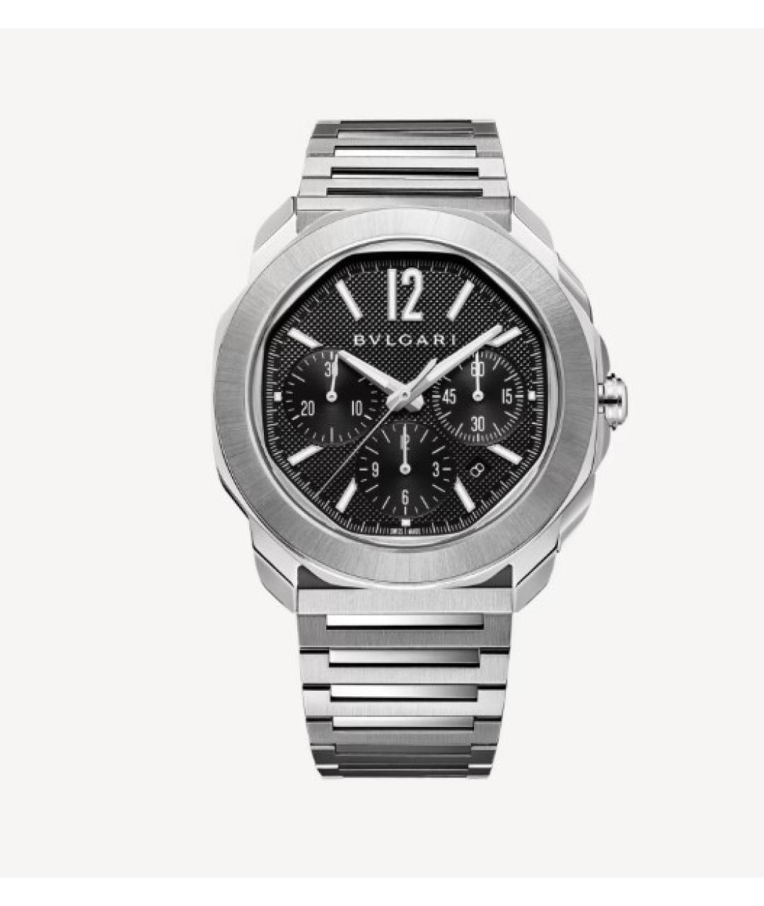 BVLGARI Серебряные металлические часы, фото 9