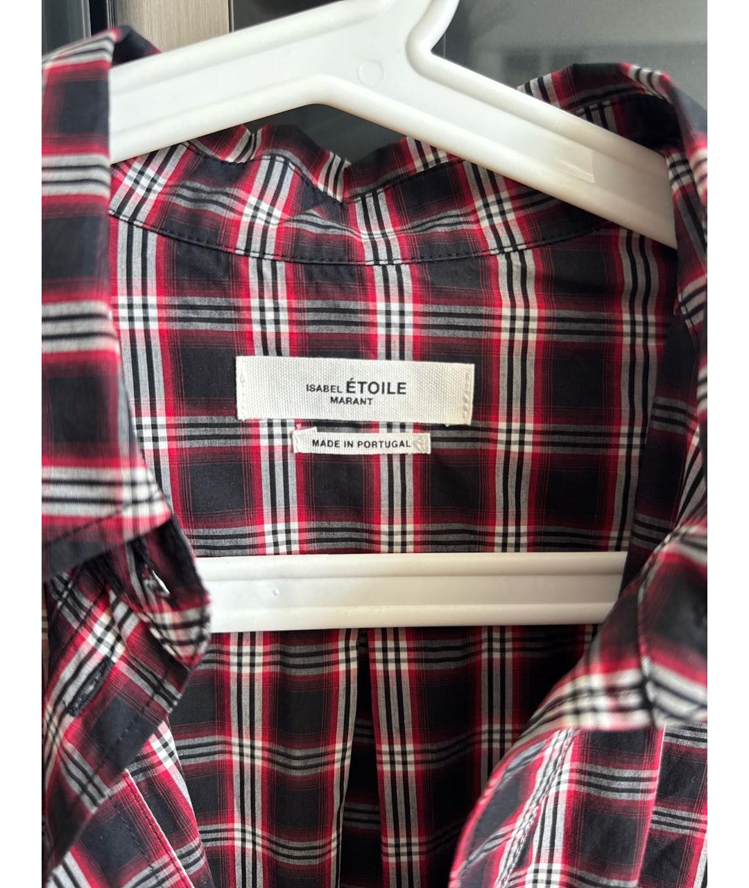 ISABEL MARANT ETOILE Мульти хлопковое повседневное платье, фото 3