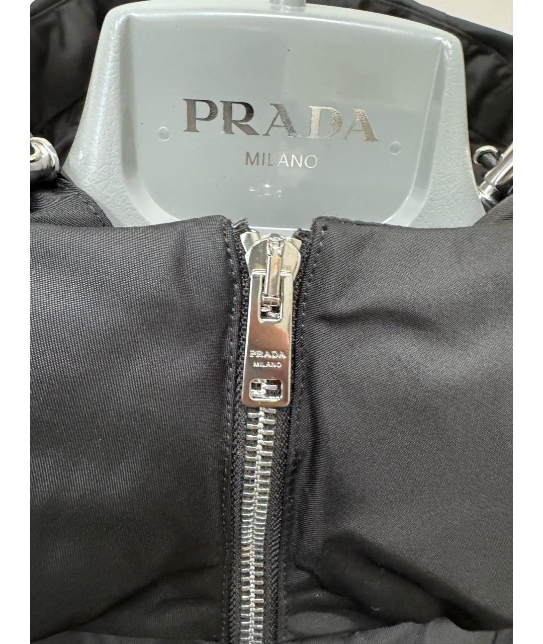 PRADA Черный пуховик, фото 4