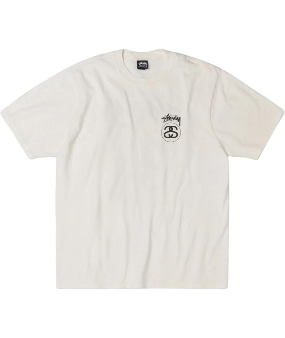 STUSSY Бежевая футболка, фото 1
