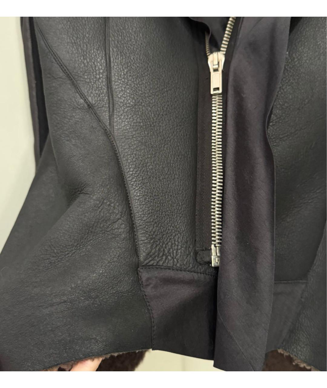 RICK OWENS Коричневая замшевая дубленка, фото 3