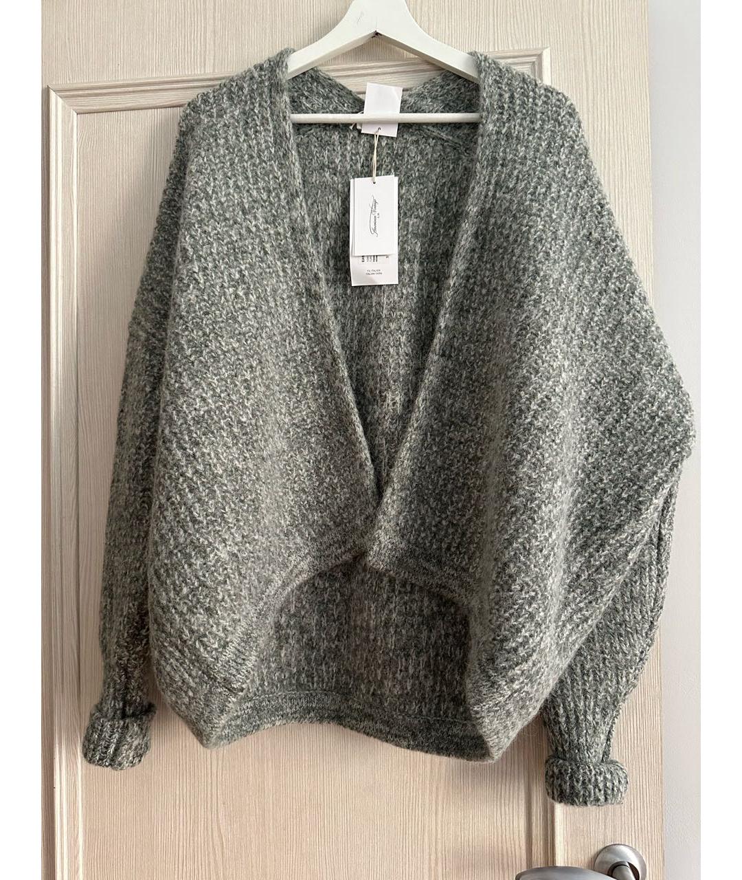 American vintage Серый кардиган, фото 3