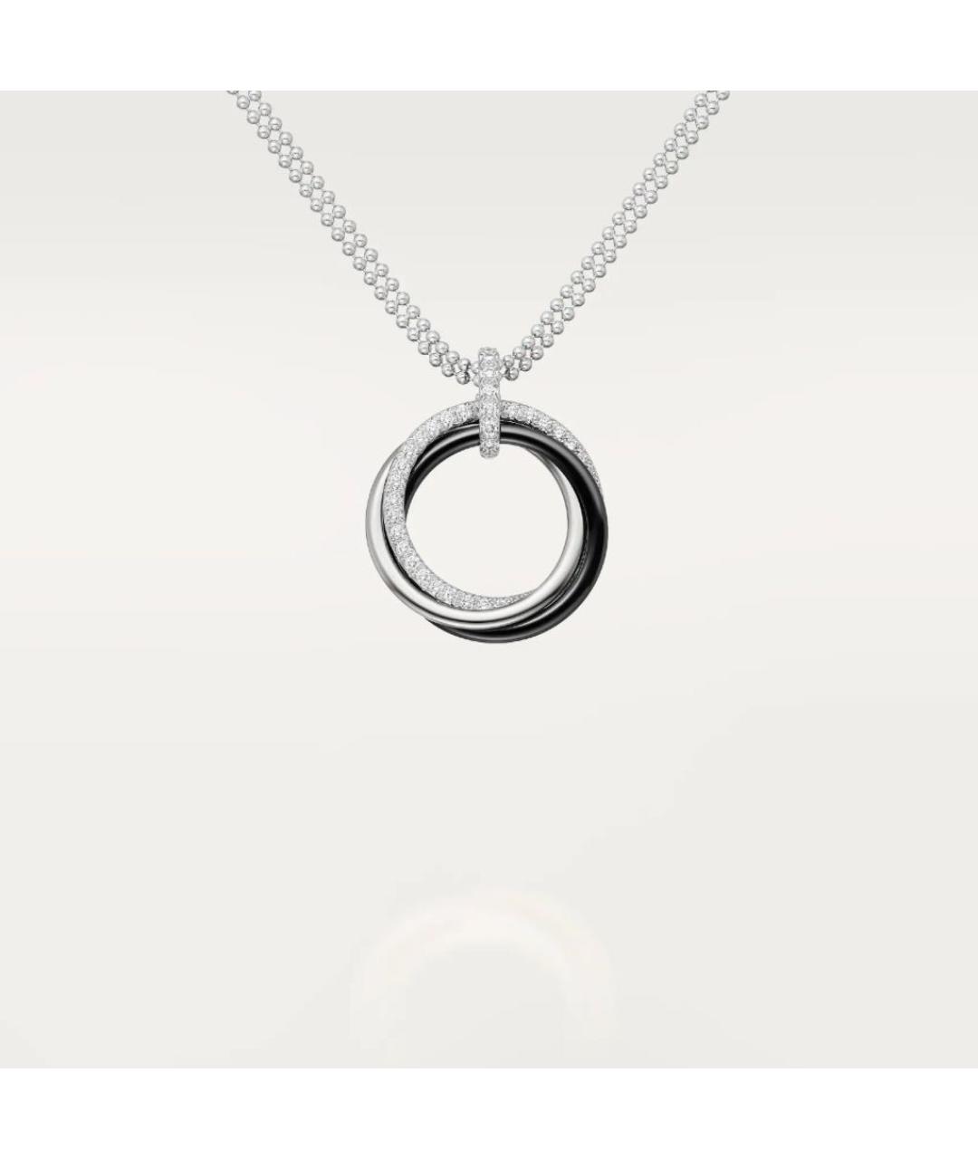 CARTIER Белая подвеска из белого золота, фото 5