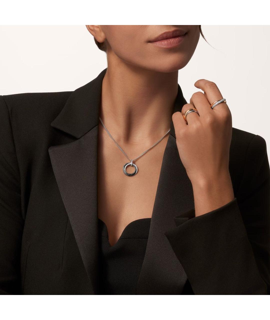 CARTIER Белая подвеска из белого золота, фото 3
