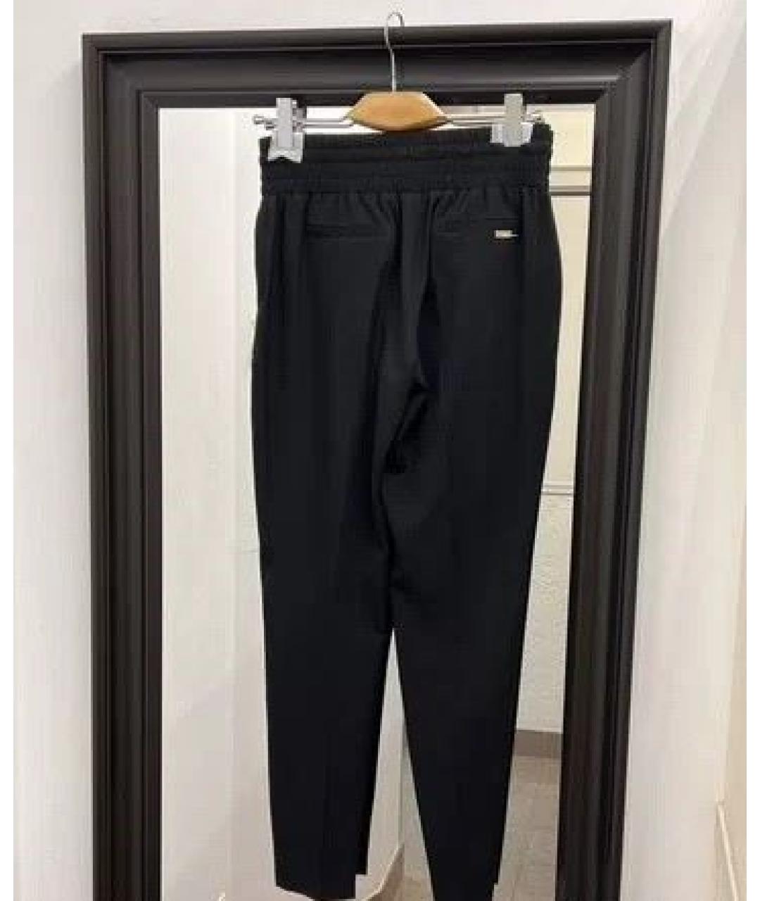 BLUMARINE Черные брюки узкие, фото 2