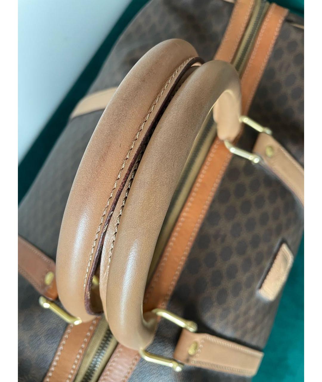 CELINE Коричневая дорожная/спортивная сумка, фото 3