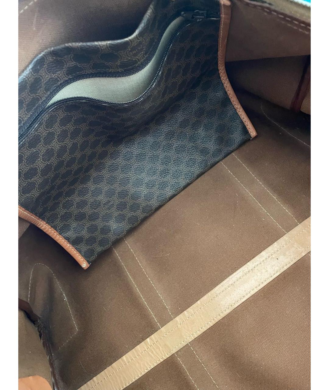 CELINE Коричневая дорожная/спортивная сумка, фото 4