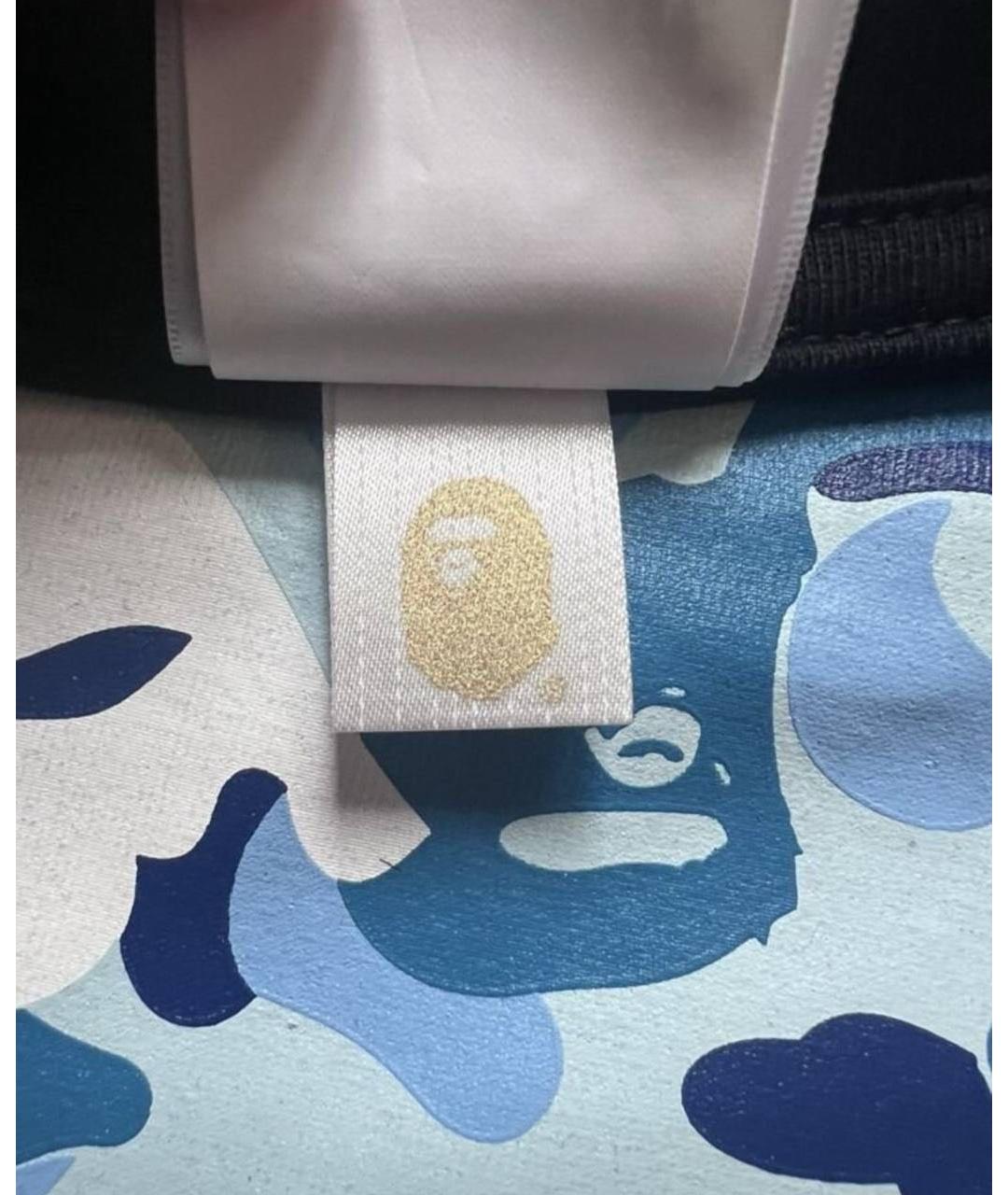 BAPE Черная хлопковая футболка, фото 6
