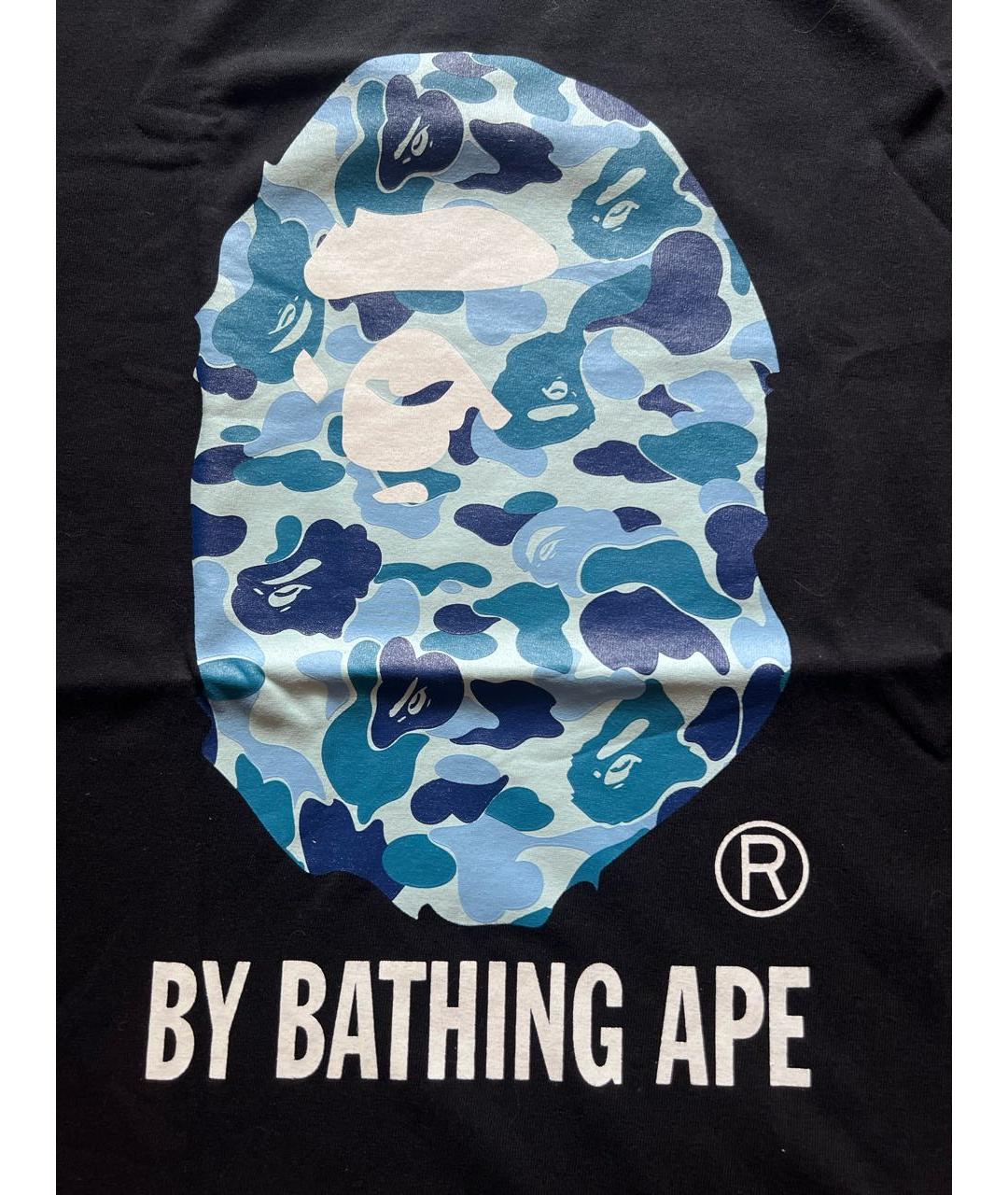 BAPE Черная хлопковая футболка, фото 2