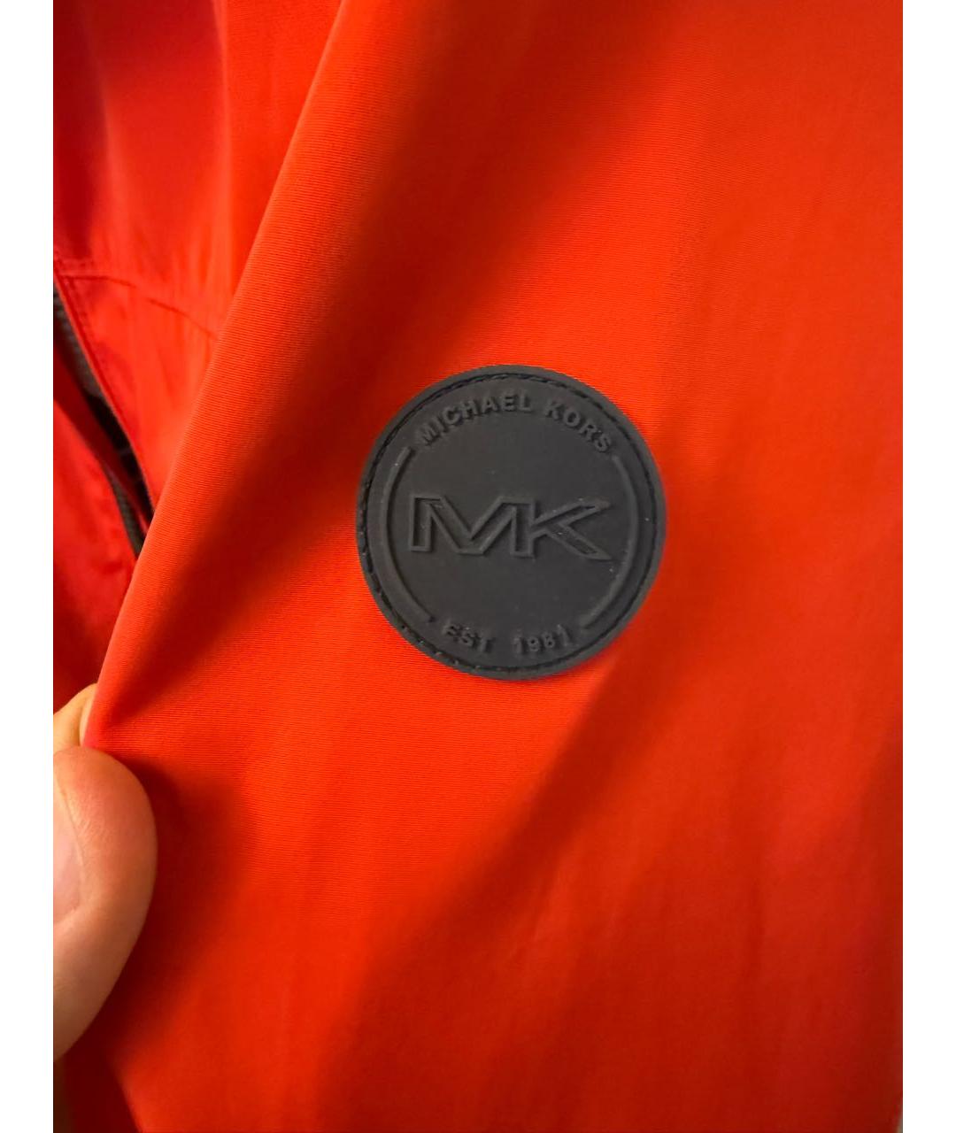 MICHAEL KORS Красная полиэстеровая куртка, фото 6
