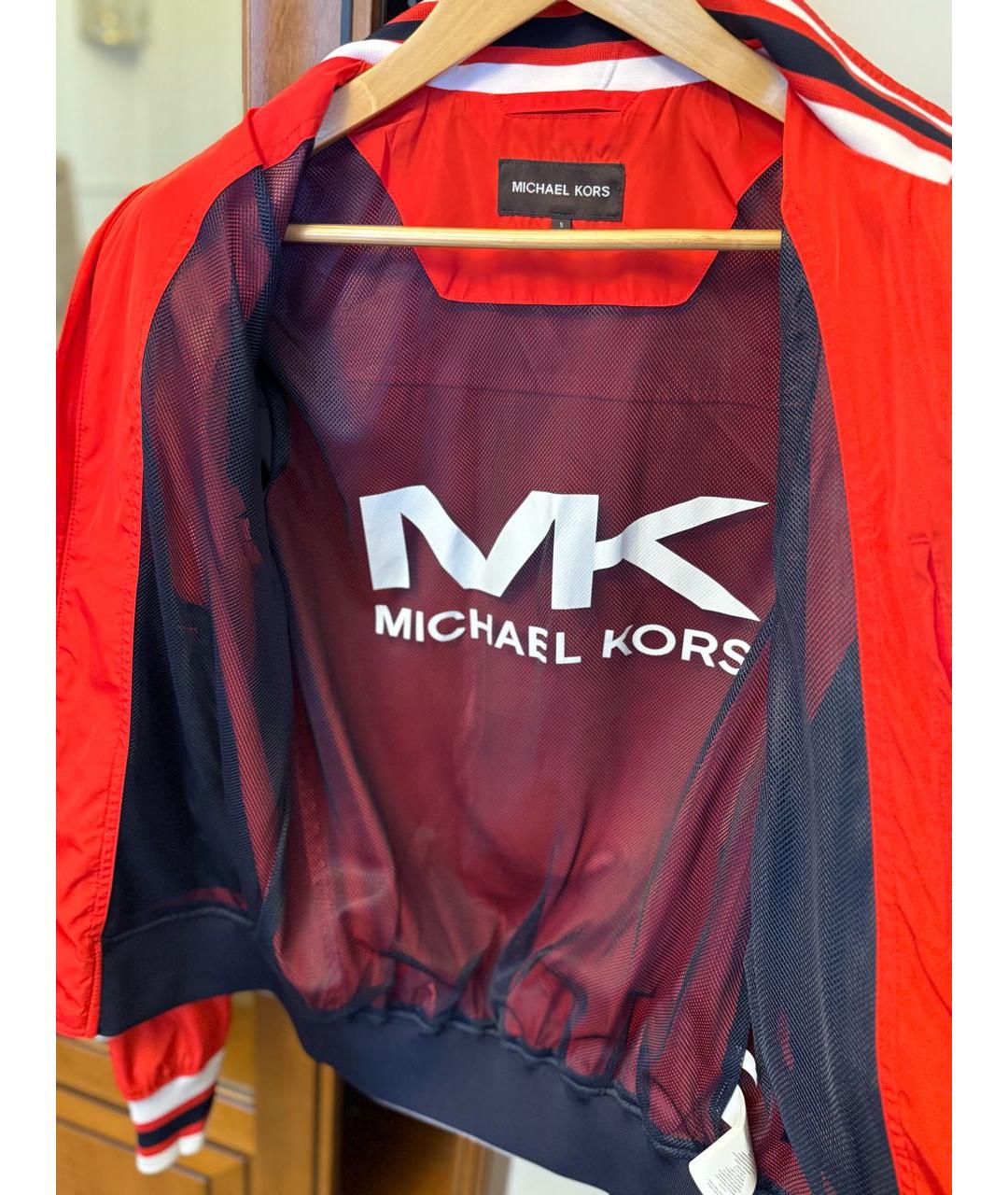 MICHAEL KORS Красная полиэстеровая куртка, фото 5