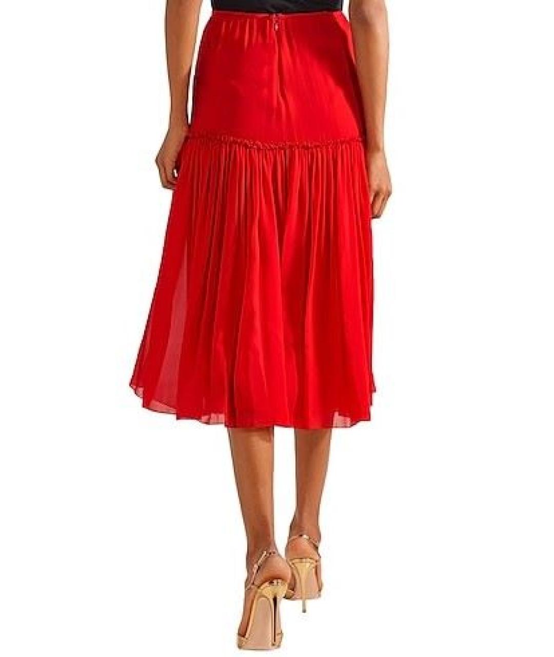 GIAMBATTISTA VALLI Шелковая юбка миди, фото 7