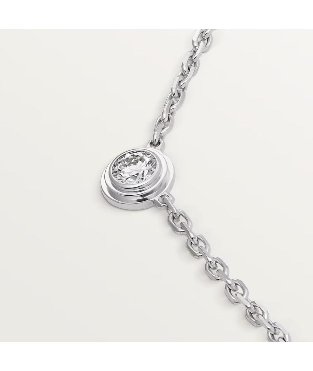 CARTIER Белая подвеска из белого золота, фото 4