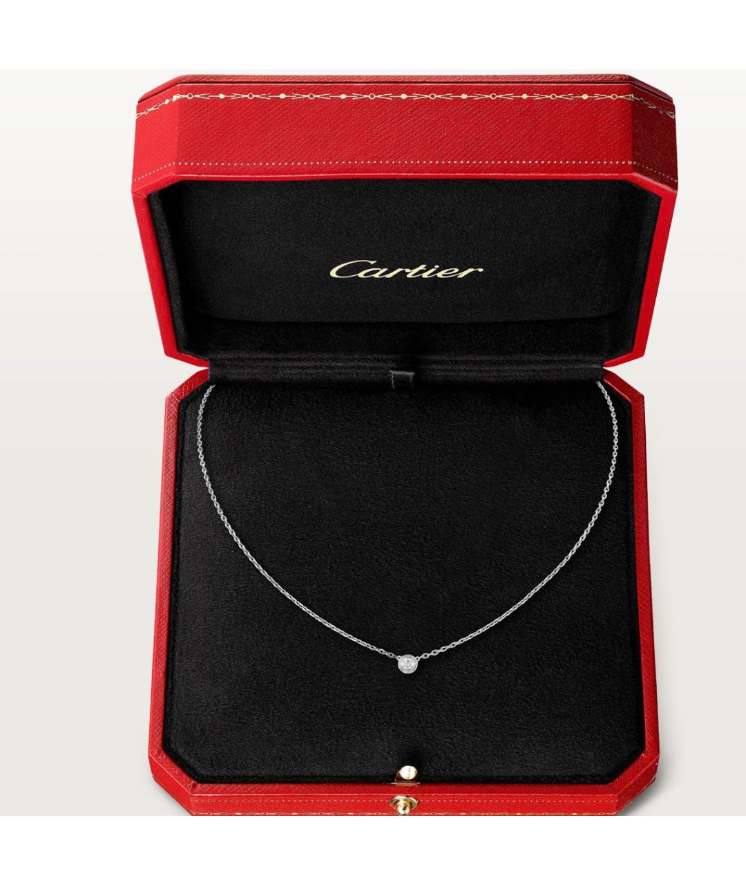 CARTIER Белая подвеска из белого золота, фото 6