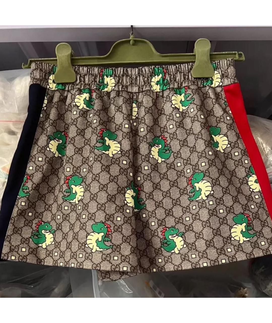 GUCCI Бежевые шорты, фото 3