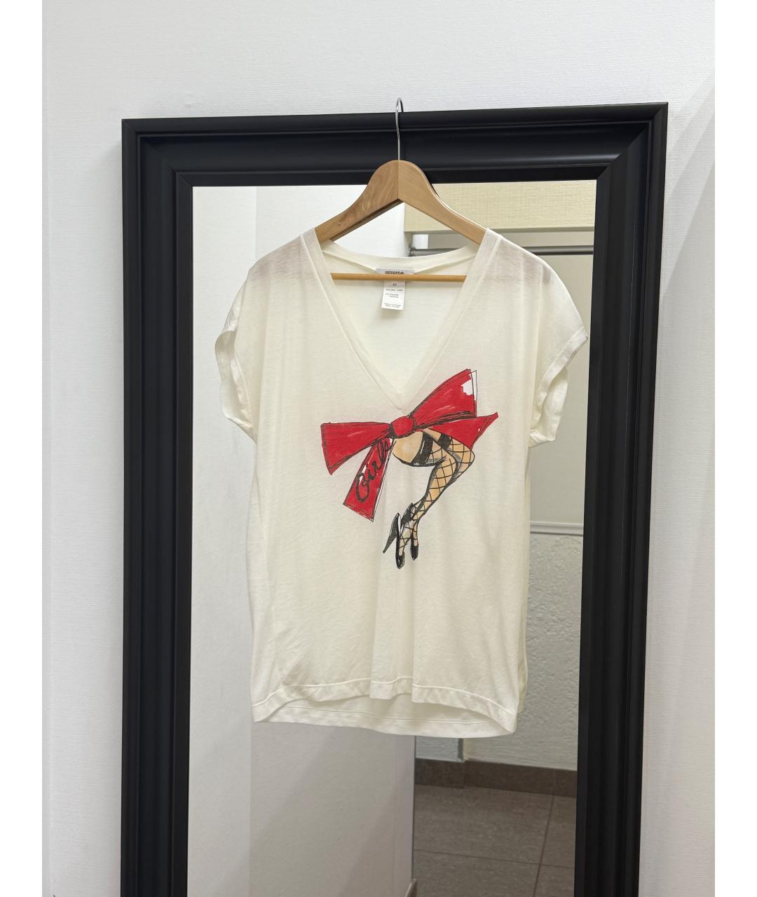 SONIA RYKIEL Белая футболка, фото 6