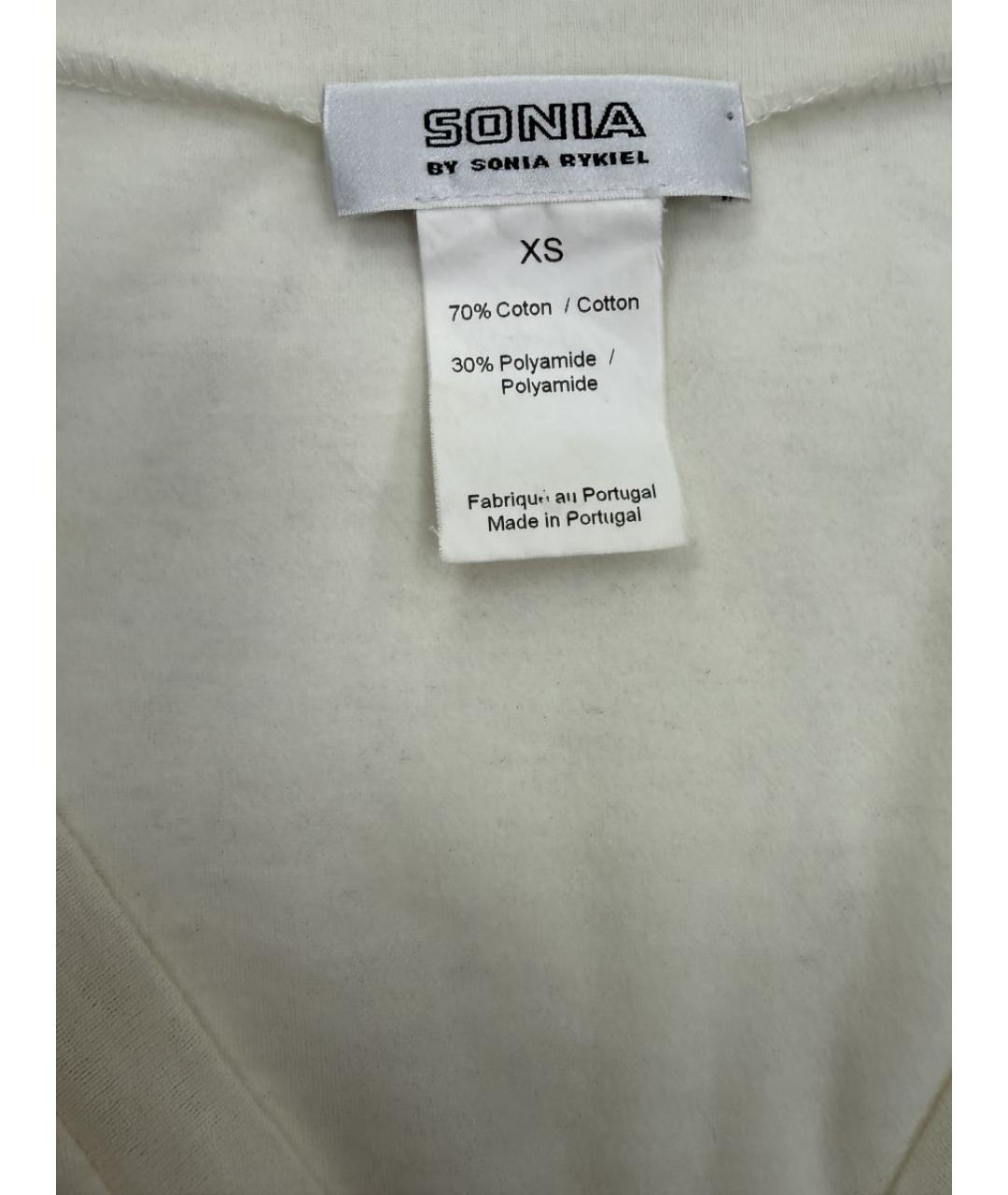 SONIA RYKIEL Белая футболка, фото 3