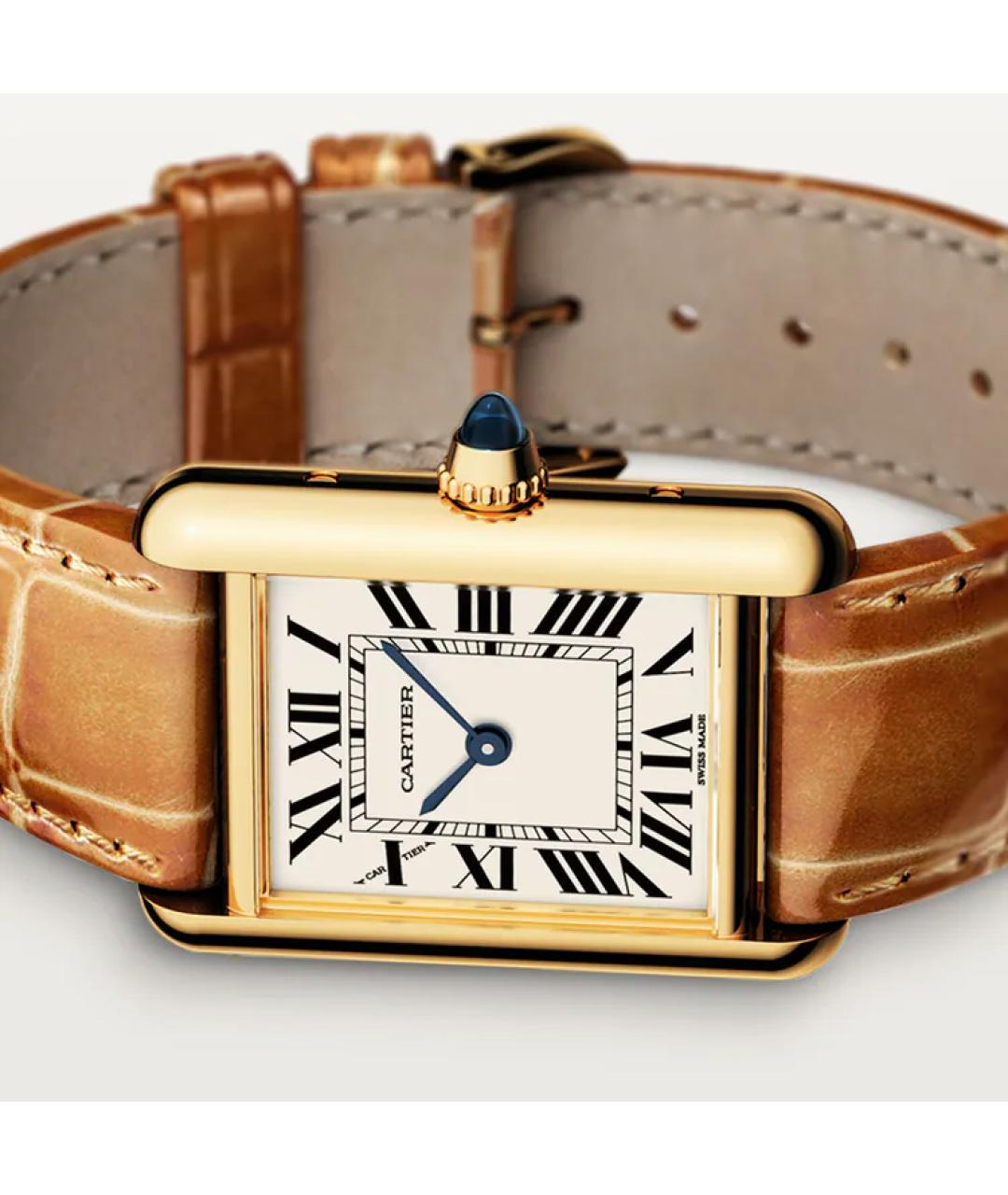 CARTIER Часы из желтого золота, фото 4