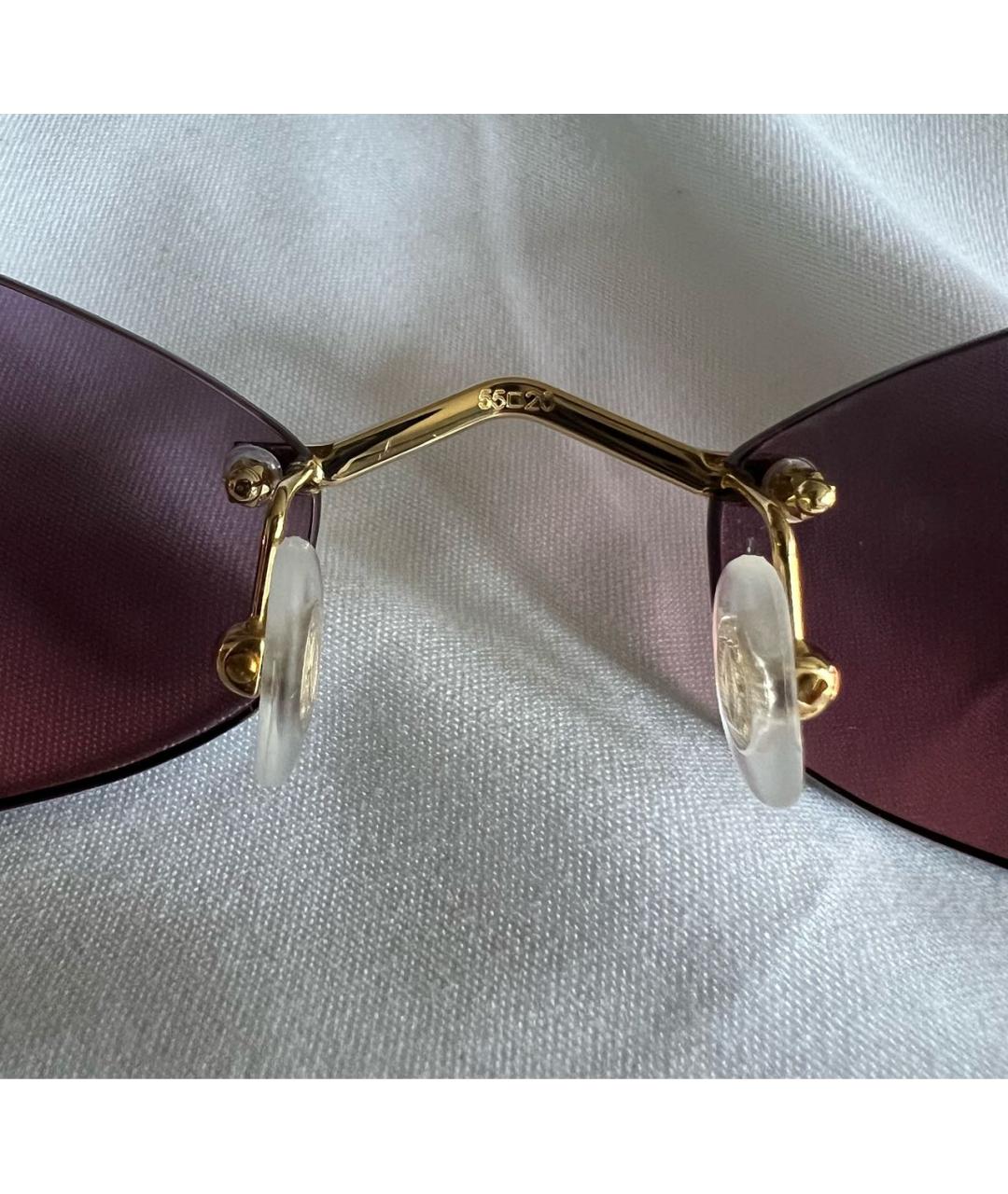 CARTIER Фиолетовые солнцезащитные очки, фото 4