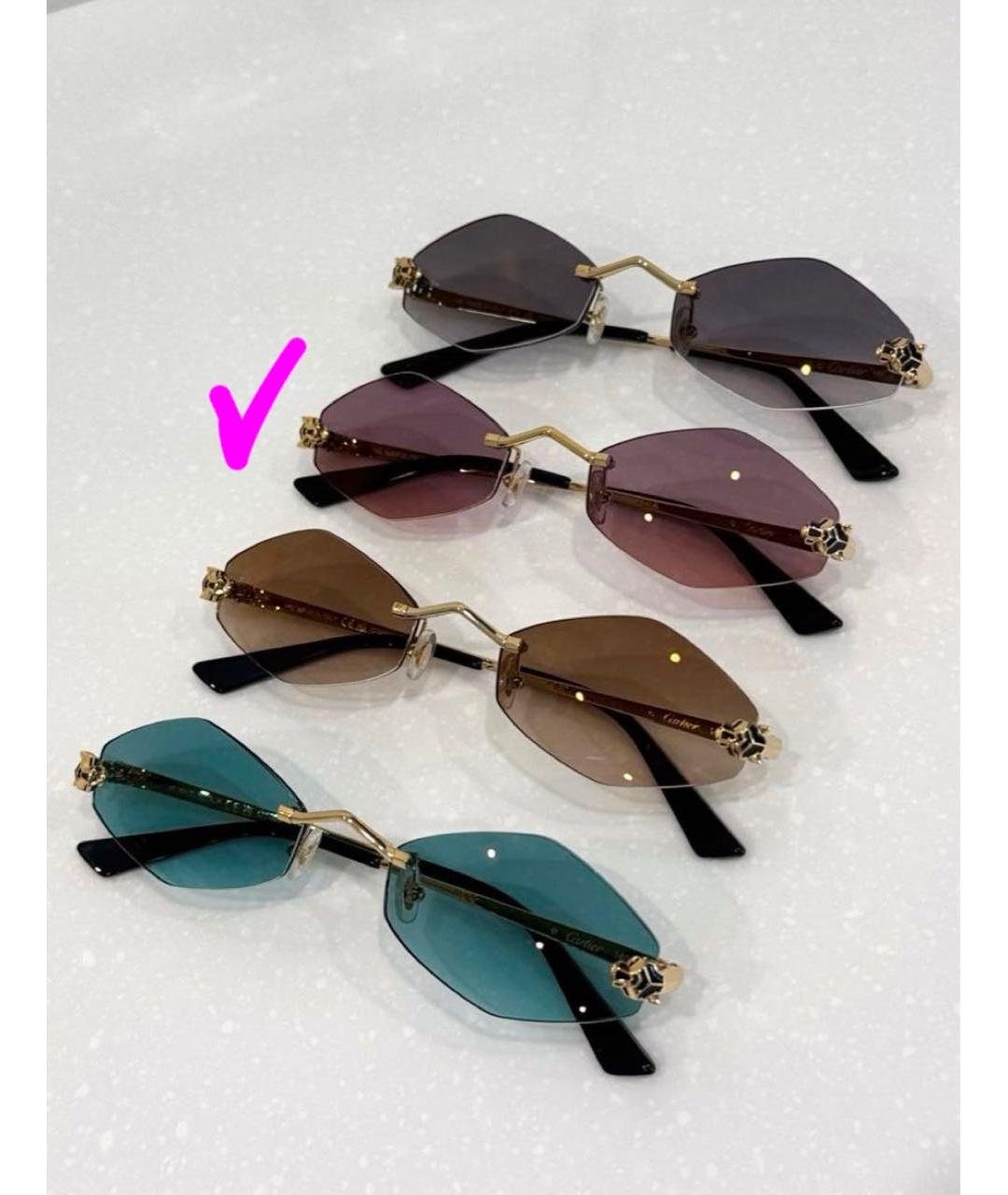 CARTIER Фиолетовые солнцезащитные очки, фото 2