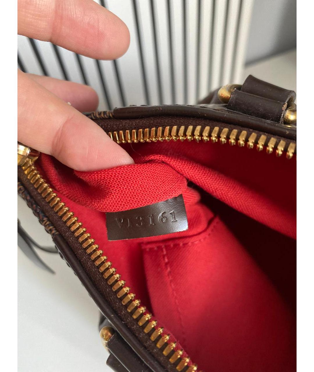 LOUIS VUITTON Коричневая сумка с короткими ручками, фото 8