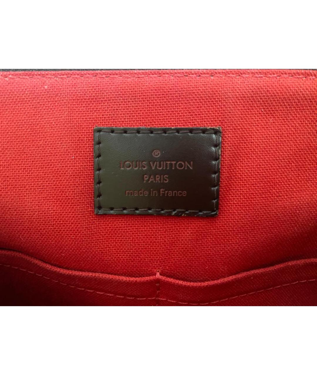 LOUIS VUITTON Коричневая сумка с короткими ручками, фото 7