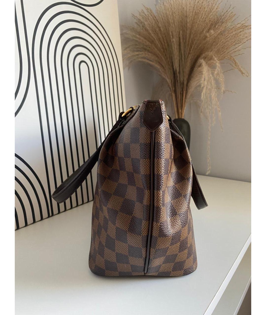 LOUIS VUITTON Коричневая сумка с короткими ручками, фото 2