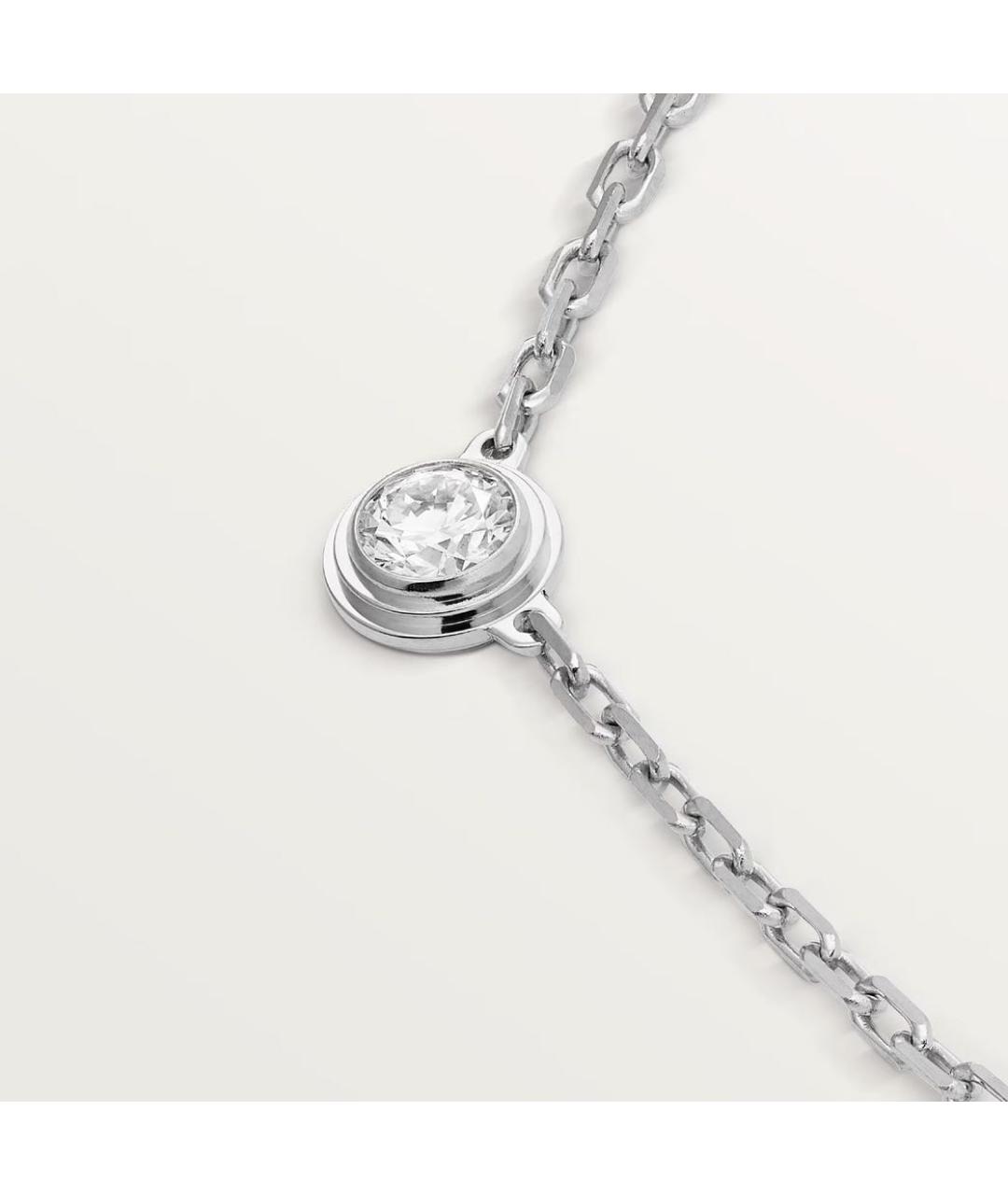 CARTIER Белая подвеска из белого золота, фото 5