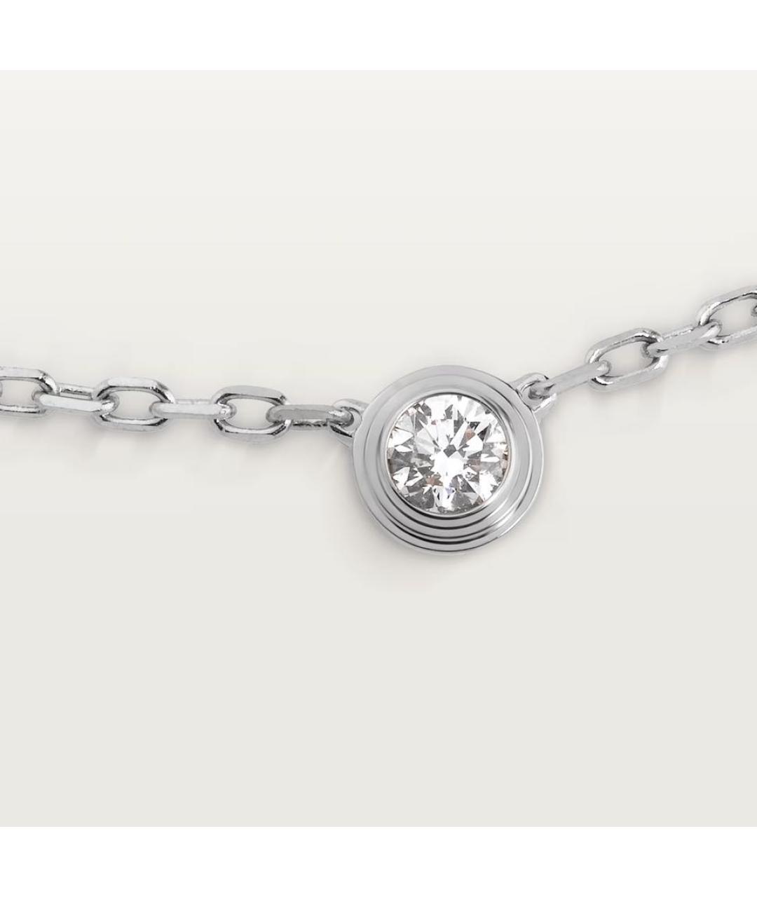 CARTIER Белая подвеска из белого золота, фото 6