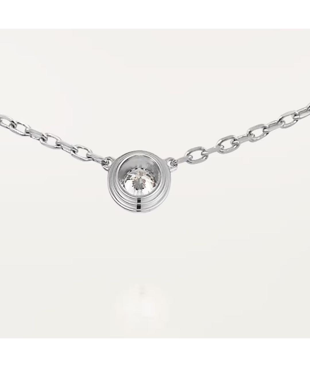 CARTIER Белая подвеска из белого золота, фото 3
